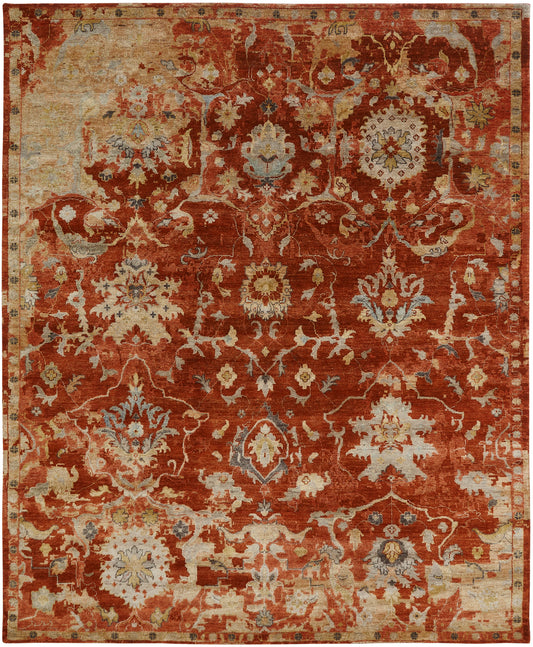 60774 Oberoi Hand Knotted Rug 6' x 9'