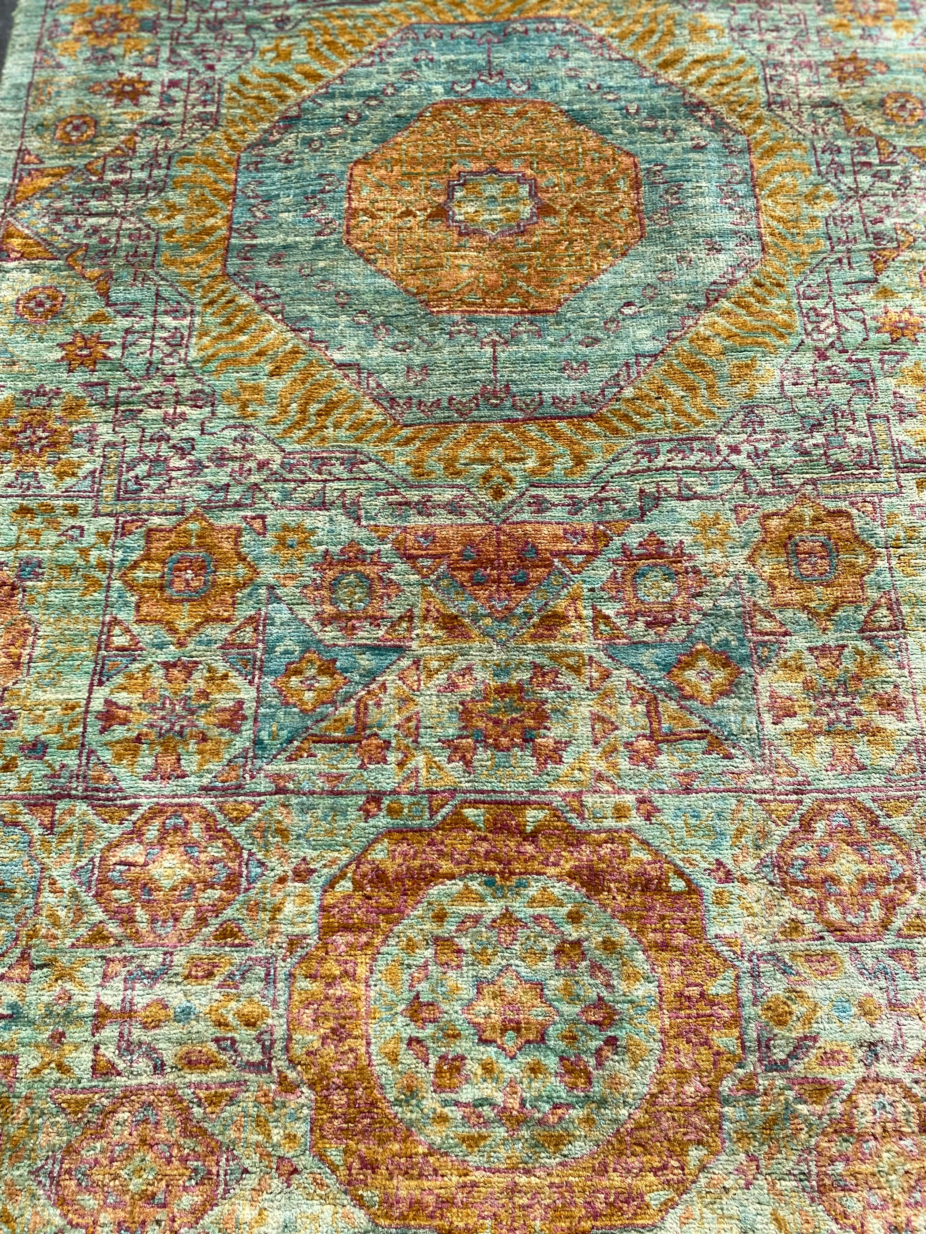 1022/16-42 Mamluk Egyptian Rug 2'5" x 9'8"