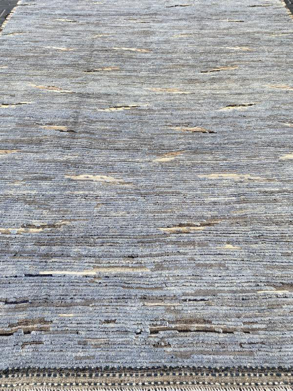 63908 Modern Afgan Rug 9' x 11'8"