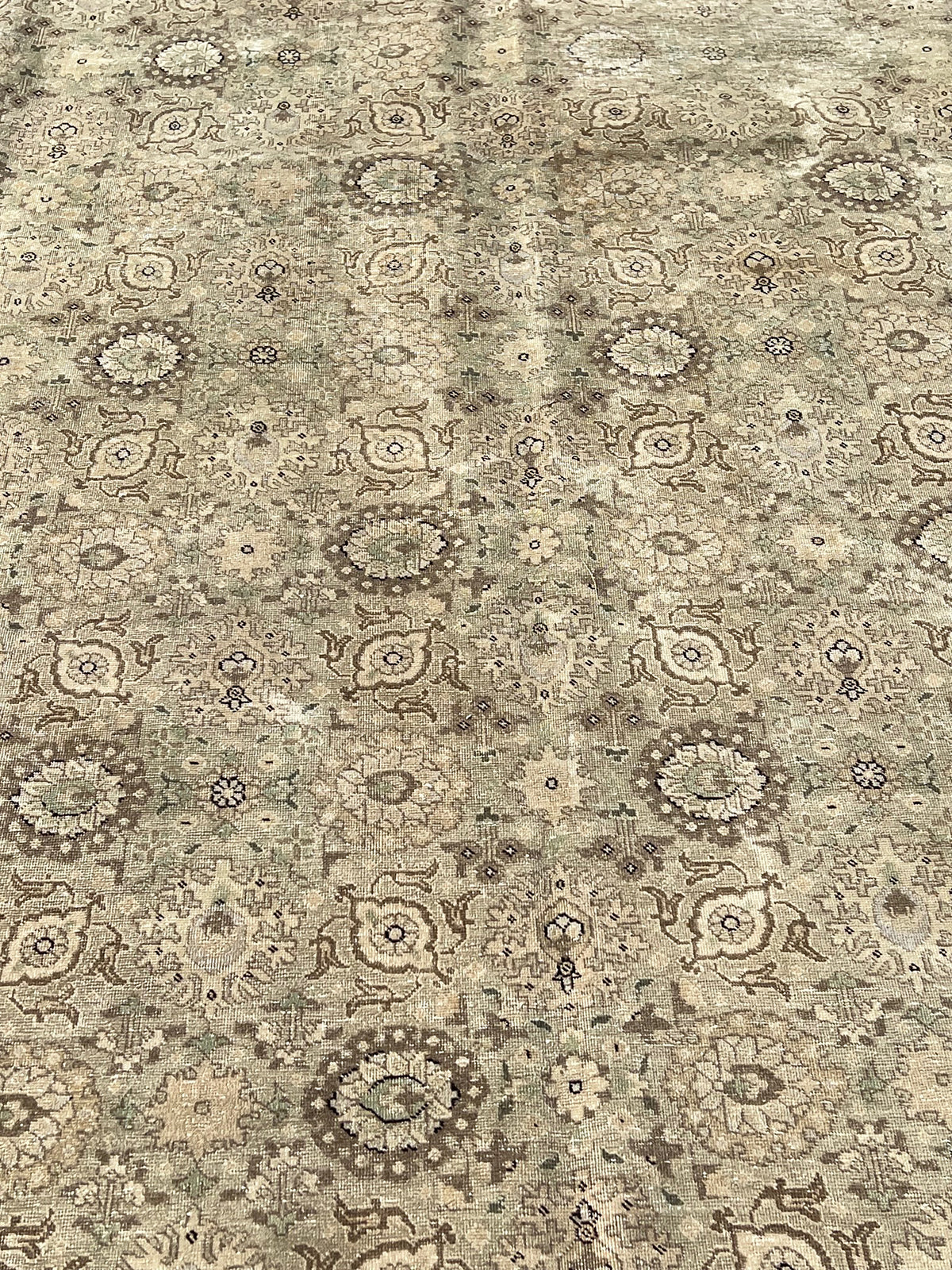 70 Antique Tabriz Rug 9'9" x 14'2"