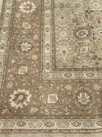 70 Antique Tabriz Rug 9'9" x 14'2"