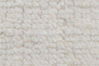 1027 Hand knotted wool rug solid White 9'x12'