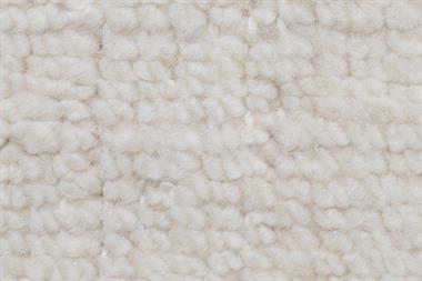 1027 Hand knotted wool rug solid White 9'x12'