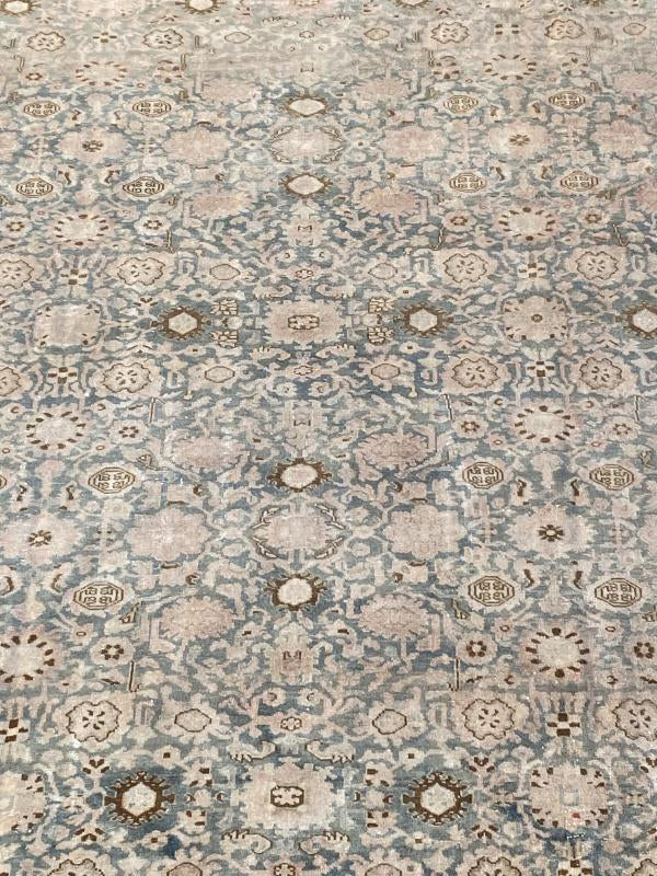 39454 Antique Nanaj Persian carpet 13'9"x10'7"
