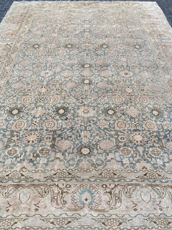 39454 Antique Nanaj Persian carpet 13'9"x10'7"