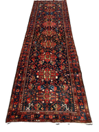 C299679 Antique South Iran Village Runner - 4'1" x 13'2"