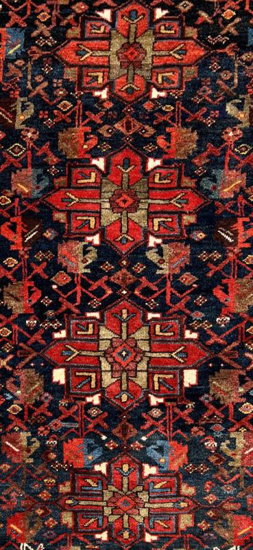 C299679 Antique South Iran Village Runner - 4'1" x 13'2"