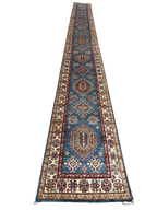 C5982907 Traditional Kazak Runner 2'6" x 19'7"