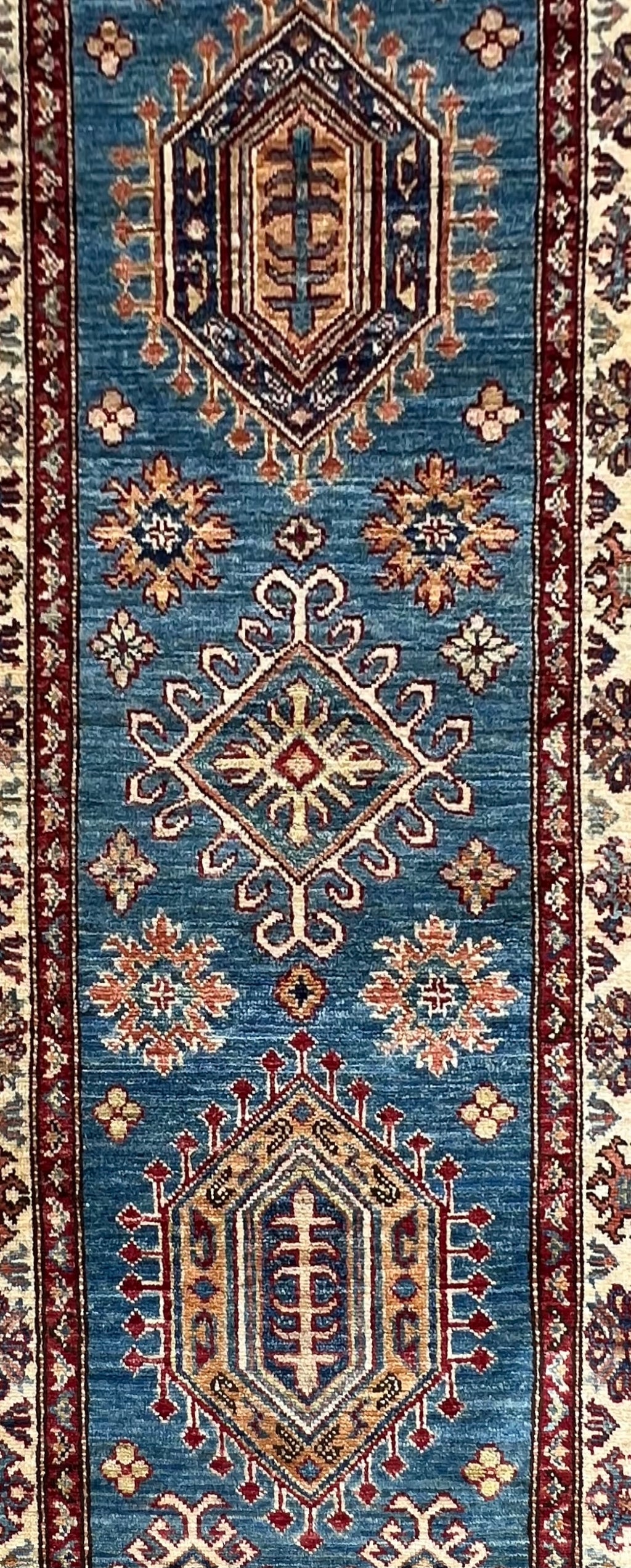 C5982907 Traditional Kazak Runner 2'6" x 19'7"
