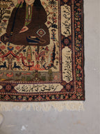 61285 Antique Bakhtiar rug 4.7x5.6