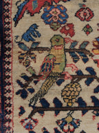 61285 Antique Bakhtiar rug 4.7x5.6