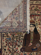61285 Antique Bakhtiar rug 4.7x5.6