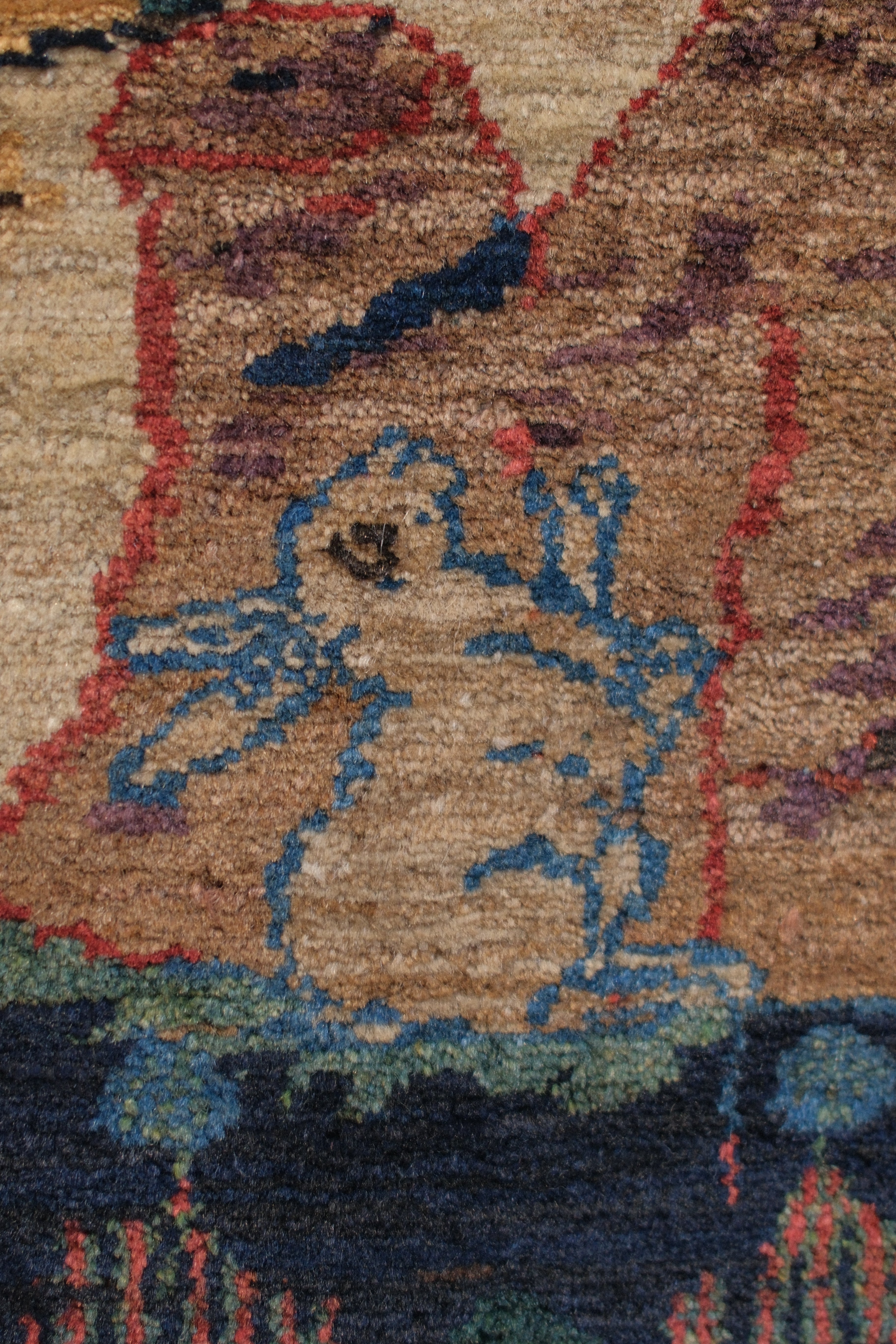 987 AL Antique Iran Bakhtiar 4'11"x6'8"