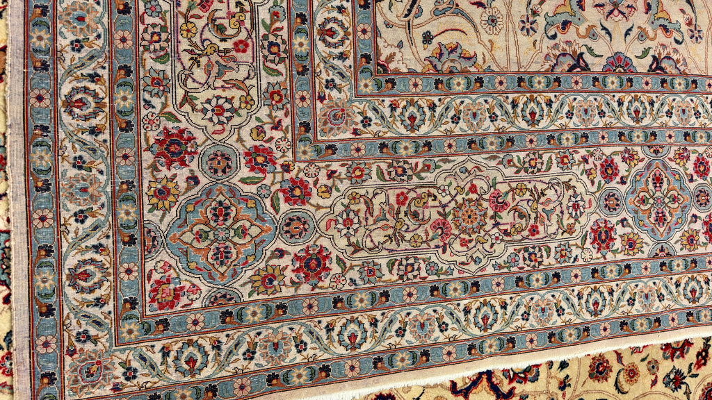 5126 Vintage Signed Kashan