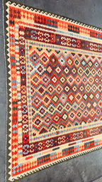 57529 Oversize Afgan kilim 16'3"x10'2"