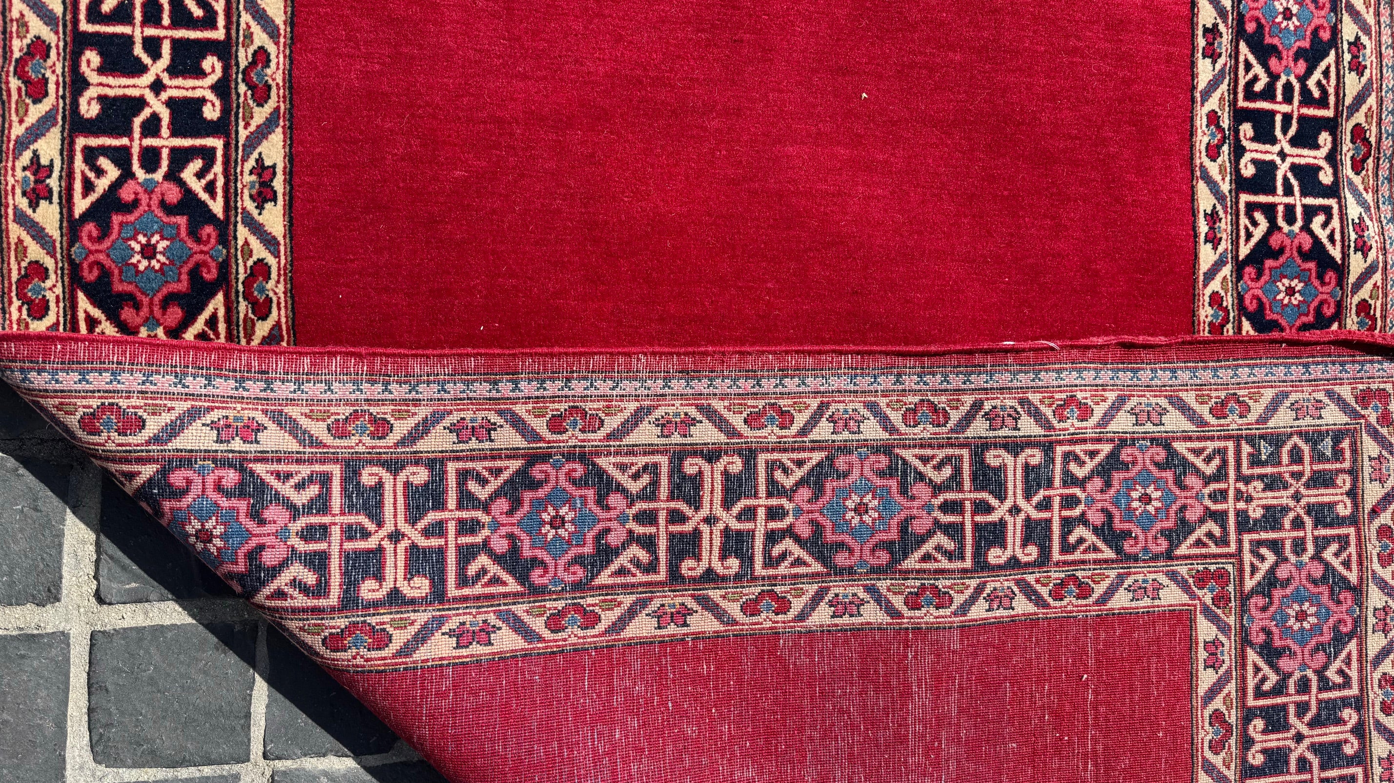 Antique Kashan 3.8x18.3