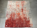 62526 8'x10' Hand knotted modern rug