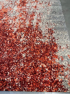 62526 8'x10' Hand knotted modern rug