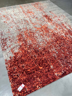 62526 8'x10' Hand knotted modern rug