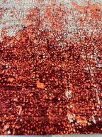 62526 8'x10' Hand knotted modern rug