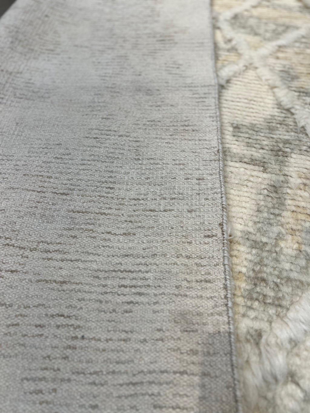 P81642 8'x10'  Hand made wool Moroccon design liquidation