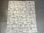 1017 8'x10' Tamarian Nepalese TM62 Black & White