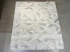 1002 8'x10' wool and silk Tamarian Decko TK Stormcloud