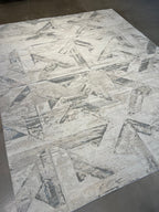 1002 8'x10' wool and silk Tamarian Decko TK Stormcloud