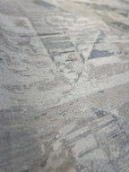 1002 8'x10' wool and silk Tamarian Decko TK Stormcloud