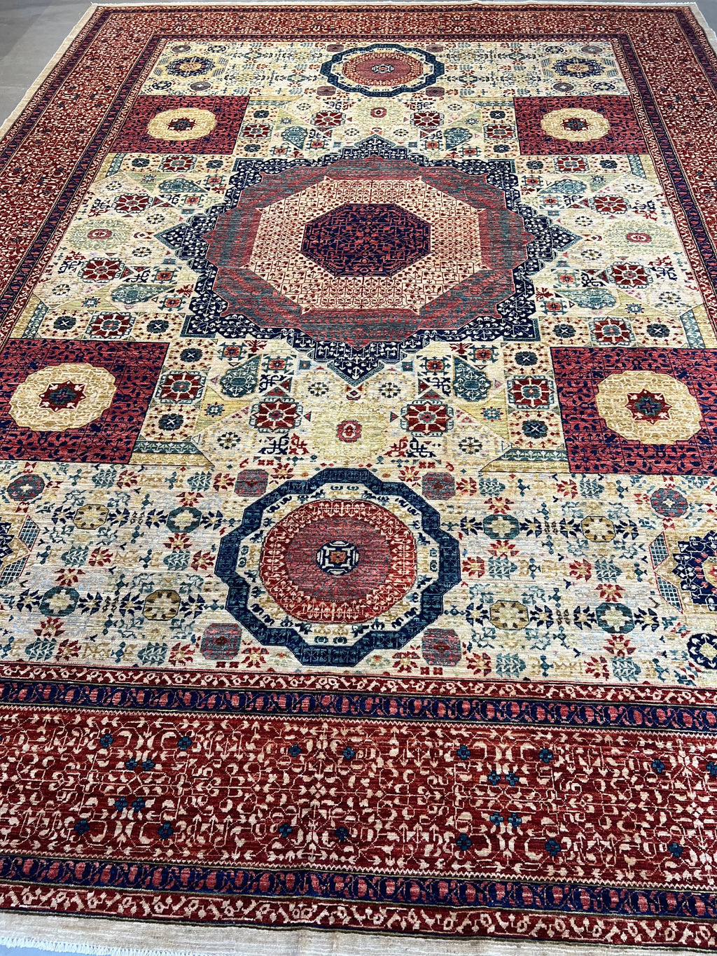 P604/4029 9'10"x13'1" Mamluk Paki