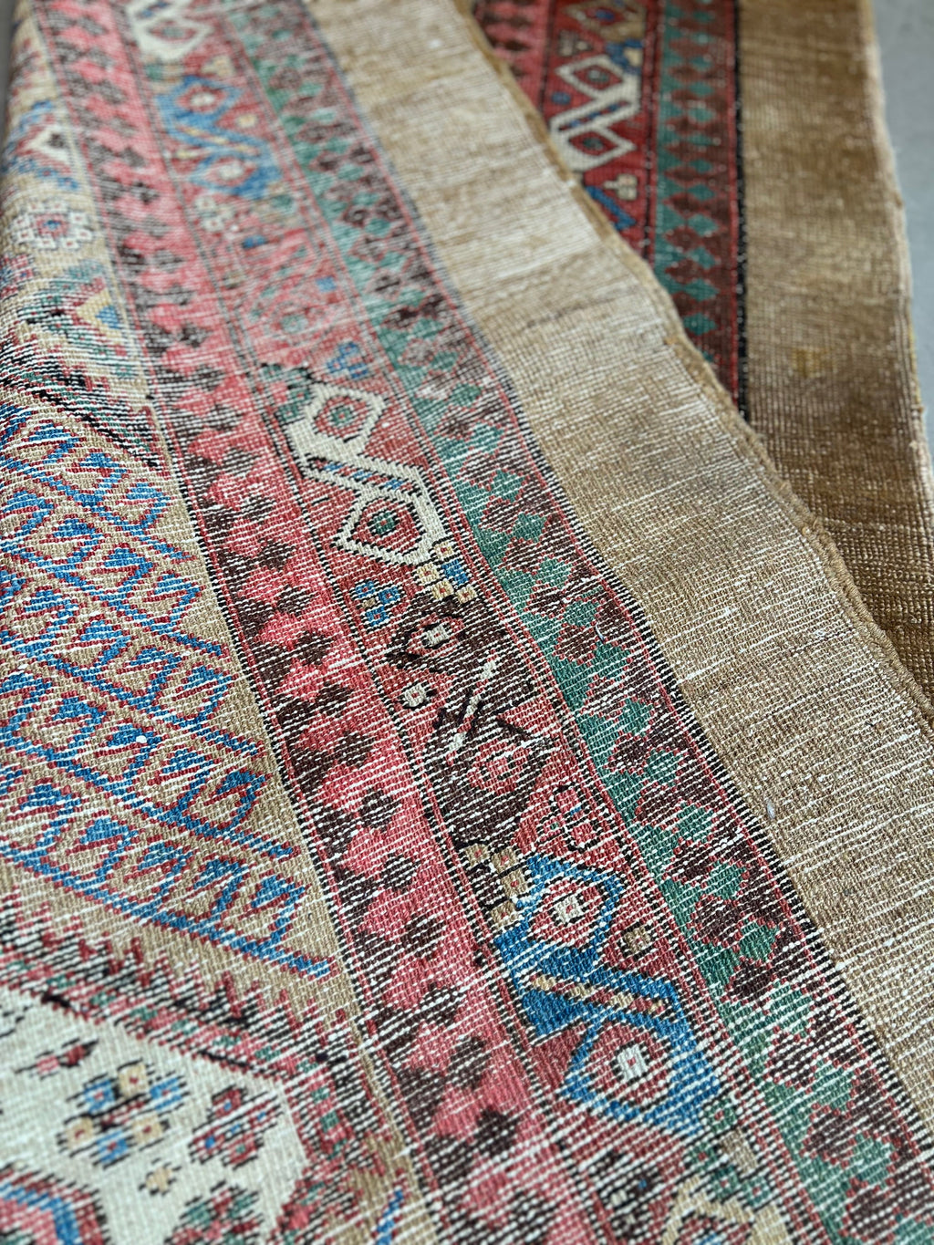 60084 Antique Iran Sarab Runner 3'5"x14'1"