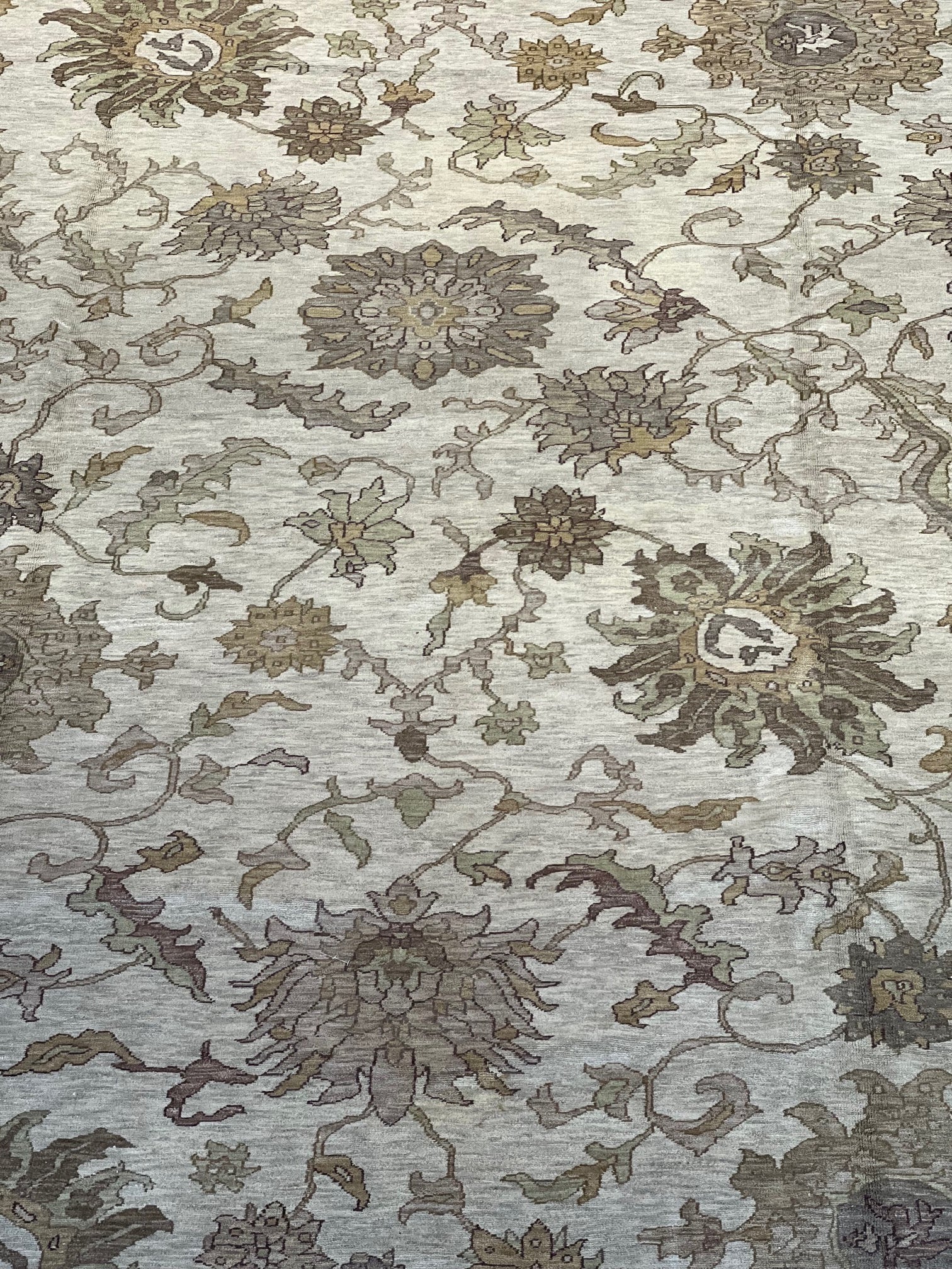 59073 Oversize Hand knotted Mahal design  12'2"x19'
