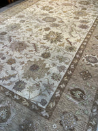 59073 Oversize Hand knotted Mahal design  12'2"x19'