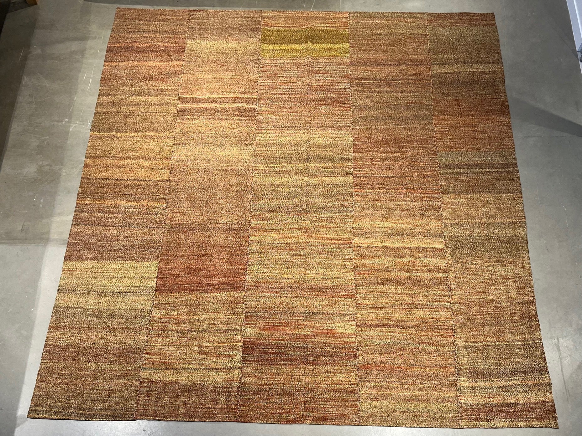 55132 Simple Persian Mazandaran Kilim  11'x12'7"
