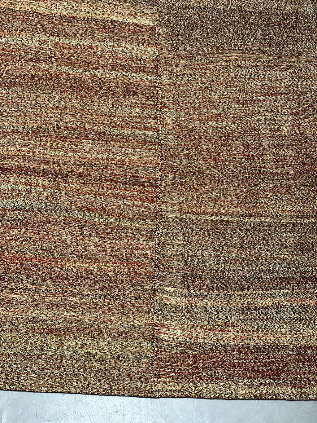 55132 Simple Persian Mazandaran Kilim  11'x12'7"