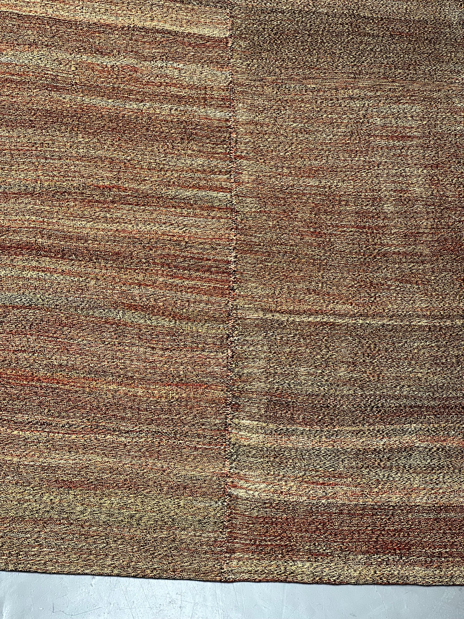 55132 Simple Persian Mazandaran Kilim  11'x12'7"