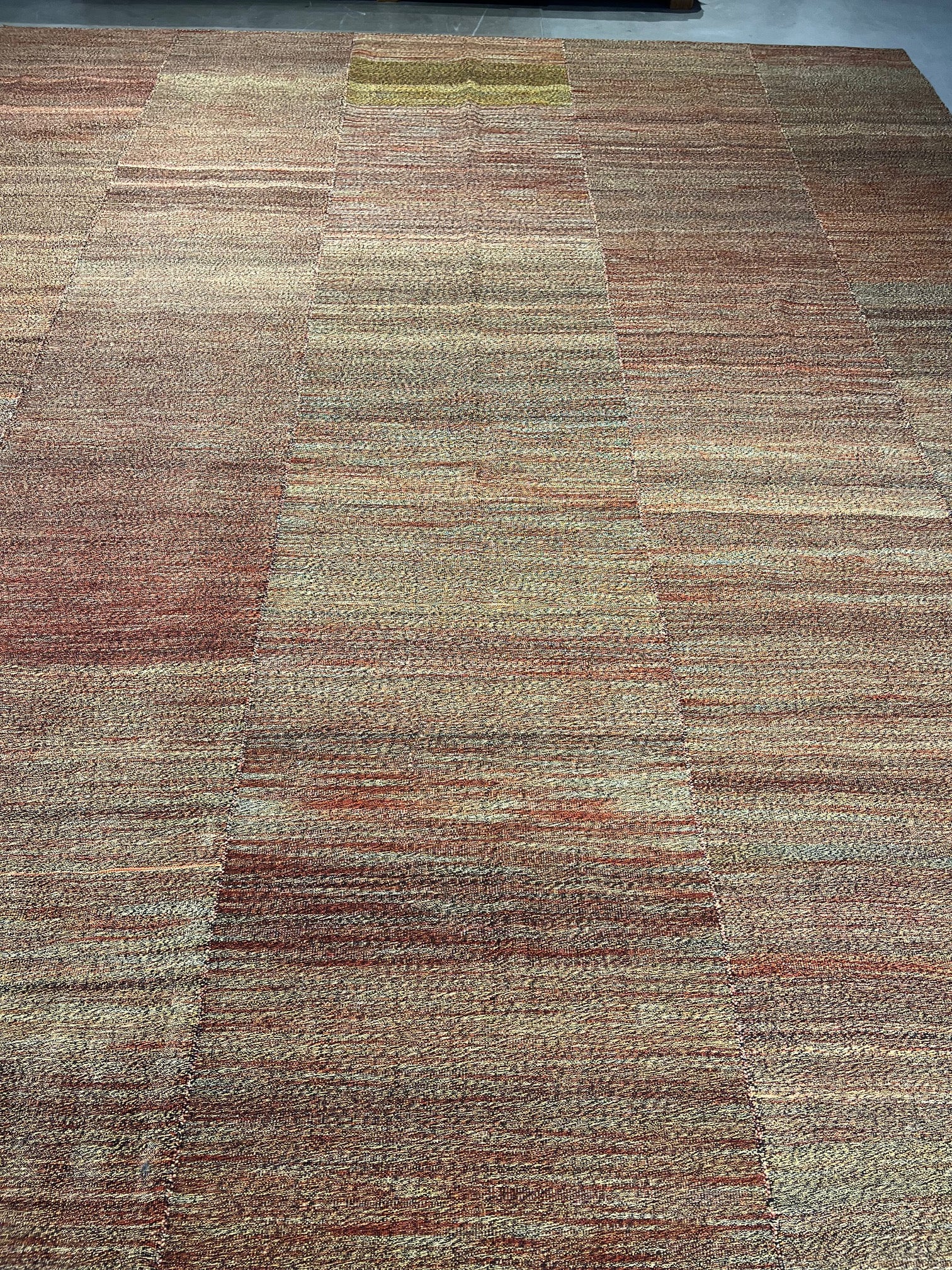 55132 Simple Persian Mazandaran Kilim  11'x12'7"