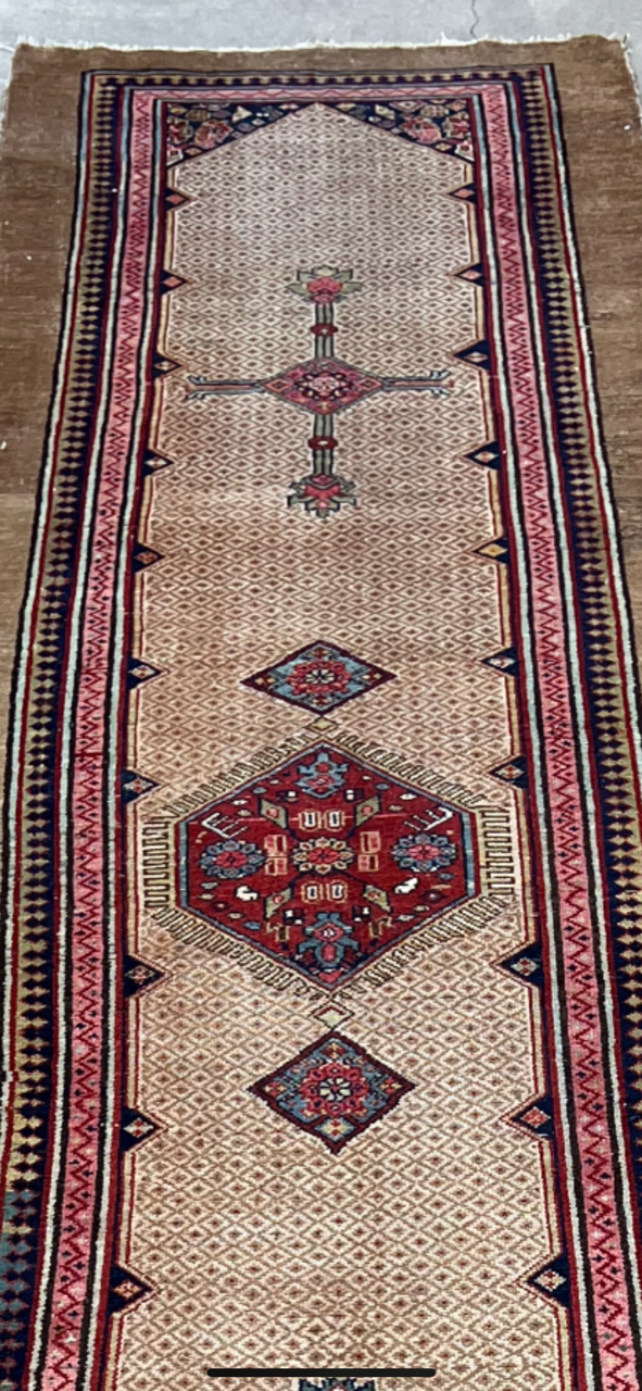 Antique Sarab Camel Hair Runner
