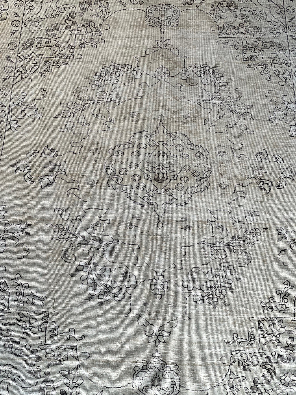 P927/102/14638 6'8"x9'5" Vintage Tabriz