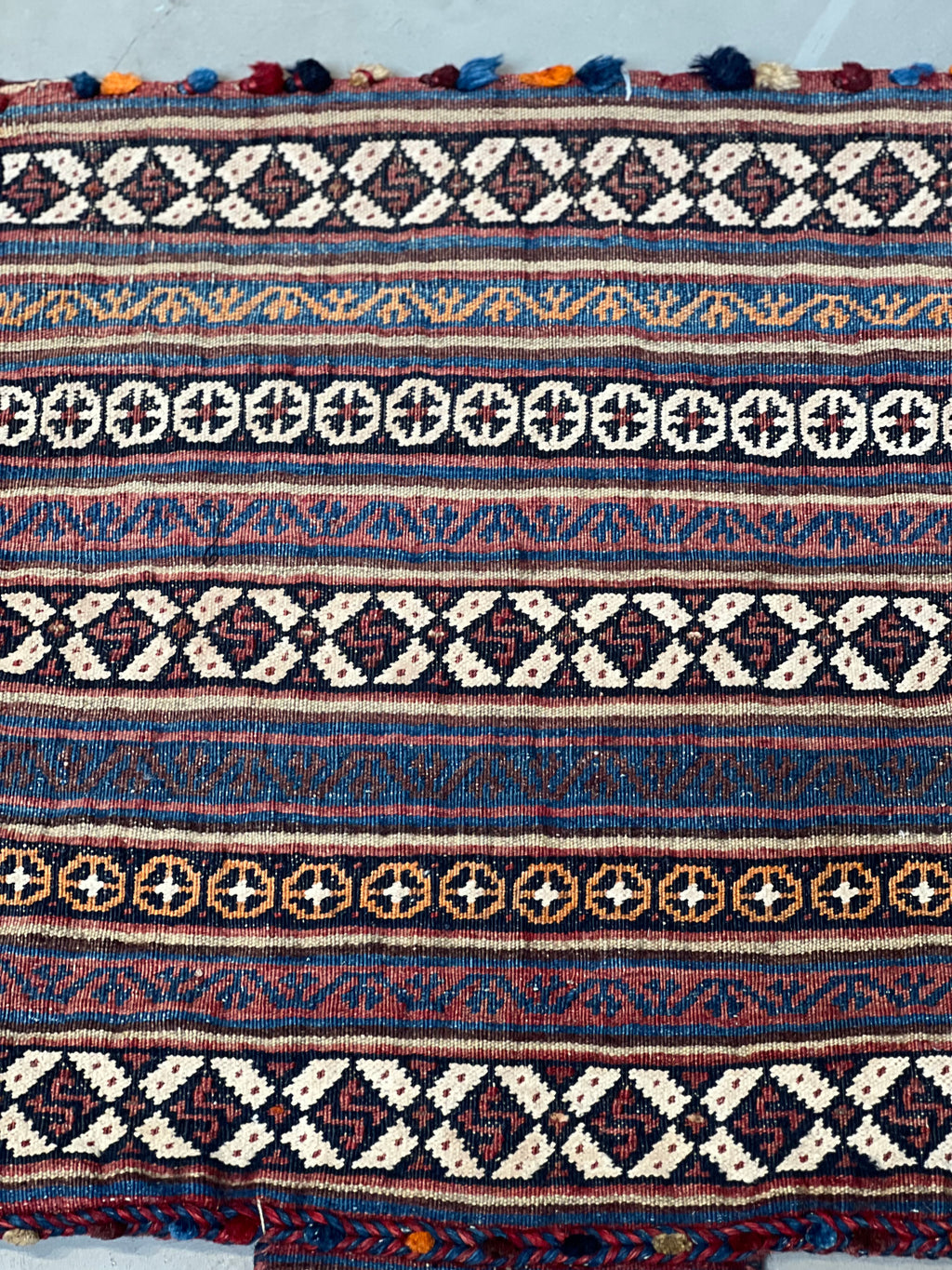 36945 Antique Bakhtiari salt bag  1.6x1.7