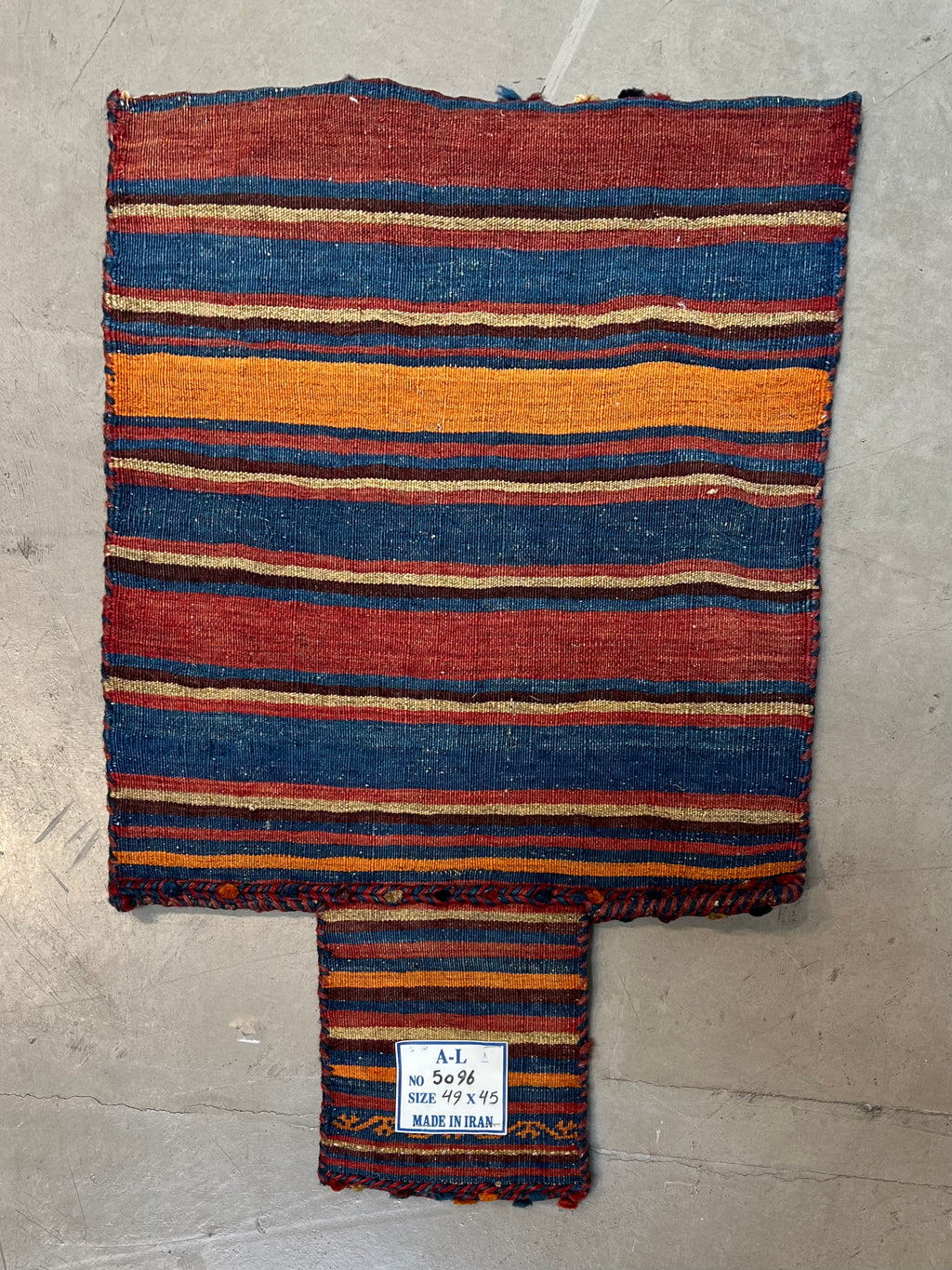 36945 Antique Bakhtiari salt bag  1.6x1.7