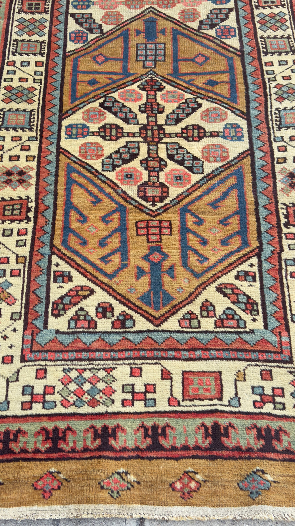 60077 Antique Sarab runner 3.08xs12.0