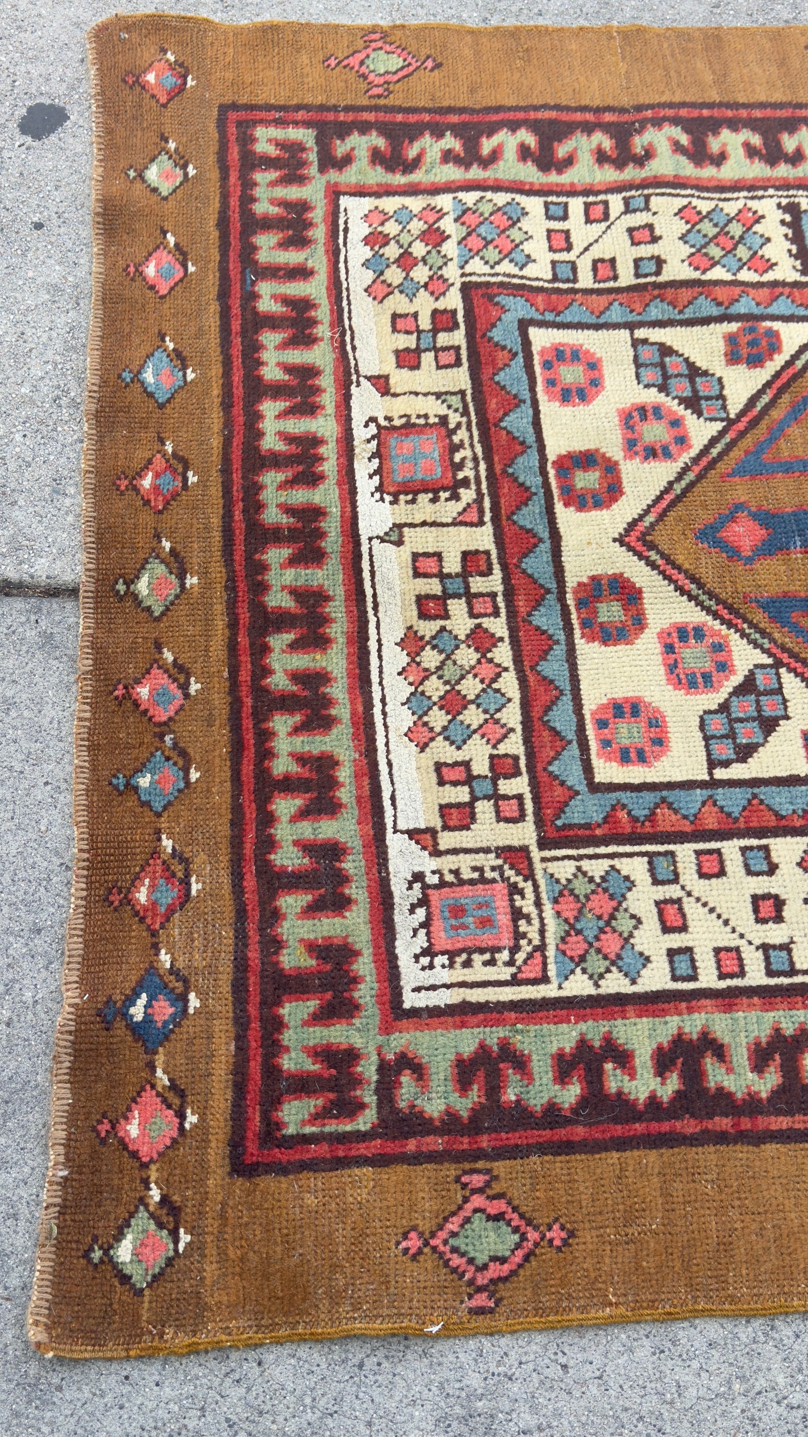 60077 Antique Sarab runner 3.08xs12.0