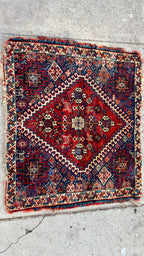 59632 Antique Ghashghaie Mat