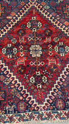 59632 Antique Ghashghaie Mat
