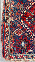 59632 Antique Ghashghaie Mat