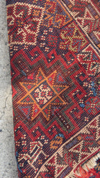59632 Antique Ghashghaie Mat