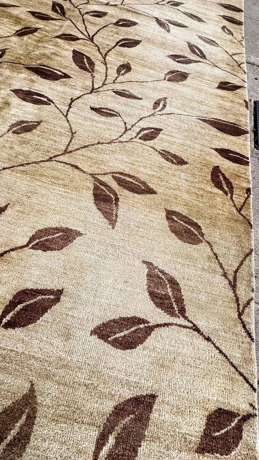 22830 Oversize 11'5"x14' Hand knotted wool