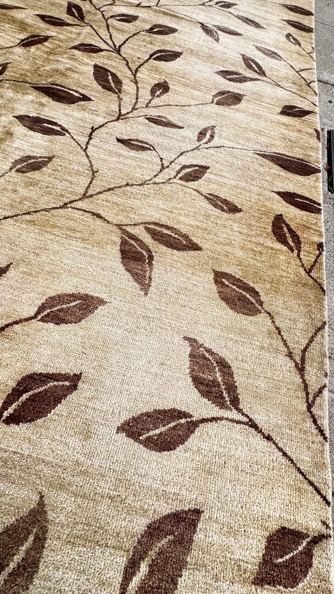 22830 Oversize 11'5"x14' Hand knotted wool