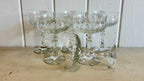 Vintage German 24% lead crystal (Echt Bleikristall) stemware and glassware pieces. 18 pieces